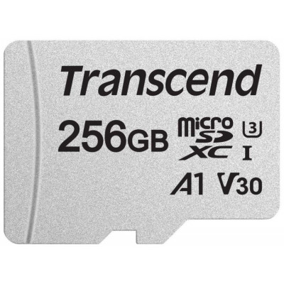 Карта памяти MicroSD 256GB Class 10 U3 A1 Transcend TS256GUSD300S-A