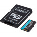 Карта памяти MicroSD 64GB Class 10 U3 V30 A2 Kingston SDCG3/64GB