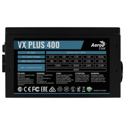 Блок питания AeroCool VX PLUS 400 Вт