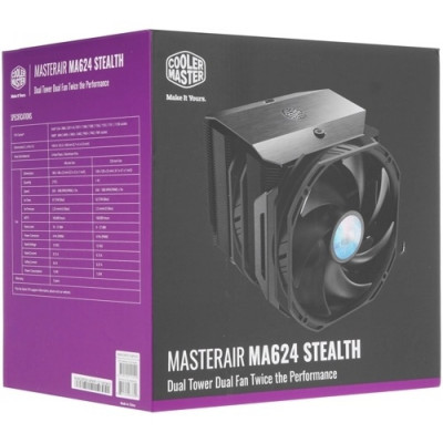 Кулер Cooler Master MasterAir MA624 Stealth MAM-D6PS-314PK-R1