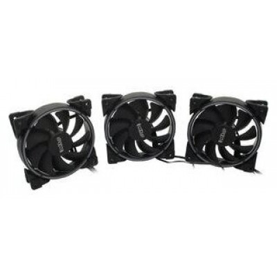 Вентилятор для корпуса PCCooler CORONA 3-IN-1 FRGB KIT 3x(120x120x25mm) 1000-2000 ± 10% RPM 68 CFM Black