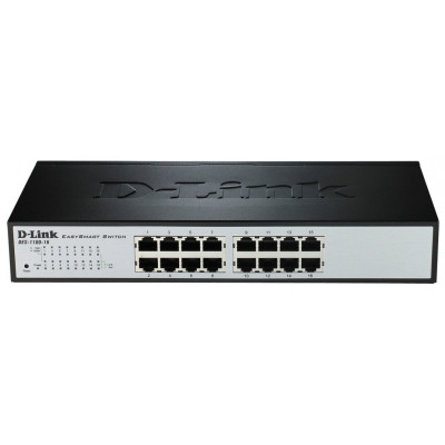 D-Link DES-1100-16/A2A  Настраиваемый  комм EasySmart с 16 портами 10/100