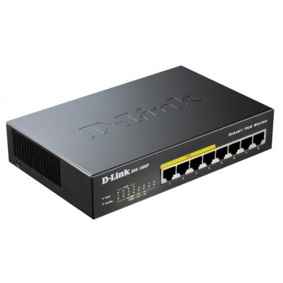 D-Link DGS-1008P/E1A Коммутатор 8-порт10/100/1000 неуправляемый с 4 PoE