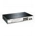 D-Link DGS-1210-10P Коммутатор 8-порт10/100/1000 + 2 комбо-портами 1000Base-T/SFP  PoE