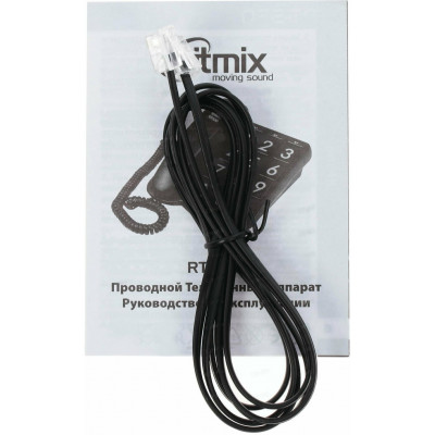 Телефон проводной Ritmix RT-520 черный