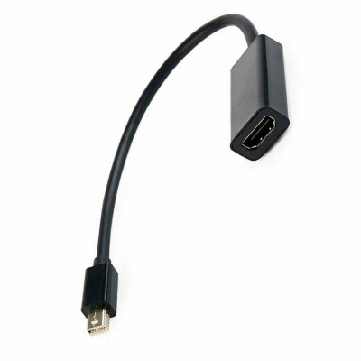 Переходник miniDisplayPort - HDMI, Cablexpert A-mDPM-HDMIF-02, 20M/19F, кабель 15см, черный, пакет