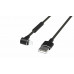 Кабель Ritmix RCC-413 MicroUSB-USB 2 A Gaming черный