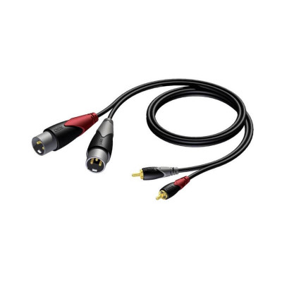 Кабель PROCAB CLA701/1.5 (2XLR-2RCA) (1,5 м)