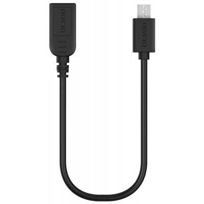 Кабель Olmio On-The-Go USB 2.0 - microUSB черный