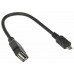 Кабель переходник Cablexpert USB 2.0 OTG A-OTG-AFBM-001 USB-MicroUSB, 0.15м, пакет