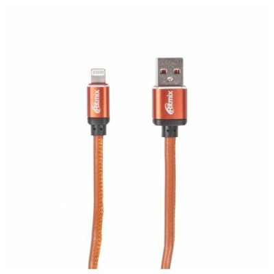 Кабель Ritmix RCC-425 lightning-USB 2.5 A Leather