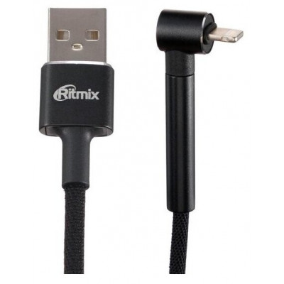 Кабель Ritmix RCC-423 Gaming lightning-USB 2 A Black