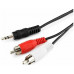 Кабель аудио Cablexpert CCA-458-5M, джек3.5 / 2xRCA, 5.0м