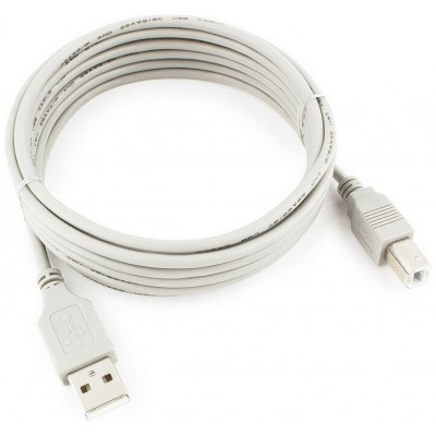 Кабель USB 2.0 Pro Cablexpert CCF-USB2-AMBM-10, AM/BM, 3м, экран, феррит.кольцо, черный, пакет