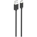 Кабель Olmio USB 2.0 - USB type-C 2м 2.1 черный