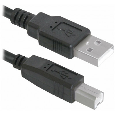 Кабель Defender USB04-06 USB2.0 AM-BM, 1.8м(ДЛЯ ПРИНТЕРА)