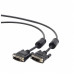 Кабель DVI-D single link Cablexpert CC-DVI-BK-6, 19M/19M, 1.8м, черный, экран, феррит.кольца, пакет