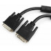 Кабель DVI-D single link Cablexpert CC-DVI-BK-6, 19M/19M, 1.8м, черный, экран, феррит.кольца, пакет