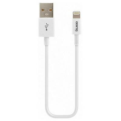 Кабель Olmio USB 2.0 - Lightning, для Apple iPhone/iPod/iPad, 1м, белый