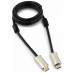 Кабель HDMI Cablexpert, серия Platinum, 1 м., v2.0, M/M, позол.разъемы, титановый металлический корп