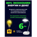 Лампа освещения настольная, светодиодная Ritmix LED-610 White