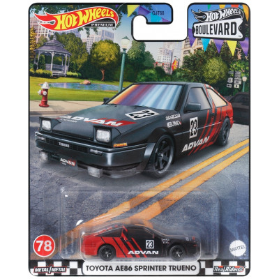 МАШИНКА HOT WHEELS PREMIUM TOYOTA AE86 SPRINTER TRUENO