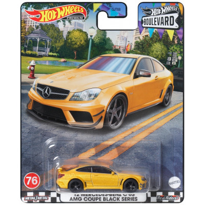 МАШИНКА HOT WHEELS PREMIUM 12 MERCEDES-BENZ C 63 AMG COUPE BLACK SERIES