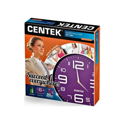 Часы настенные Centek СТ-7101 <Violet>