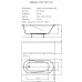 Ванна AQUATEK  Либерти прямоугольная 150*70 см