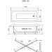 Ванна акриловая прямоугольная ТРИТОН Аура 150 (1500х700х560)