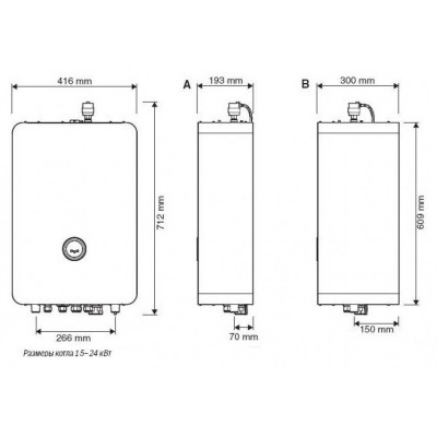 Котел настенный электрический BOSCH Tronic Heat 3500 - 24 кВт