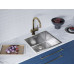 Кухонная мойка GRANDEX Select 44 200333 подстольная 44.5х44.5х18.5 см, нержавеющая сталь