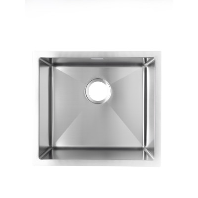 Кухонная мойка GRANDEX Select 44 200333 подстольная 44.5х44.5х18.5 см, нержавеющая сталь