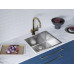 Кухонная мойка GRANDEX Aqua PROLINE 44 200333 врезная 44х44х20.3 см, нержавеющая сталь