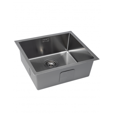 Кухонная мойка GRANDEX Aqua PROLINE 50 300083 врезная 44.5х50.5х20.3 см, нержавеющая сталь
