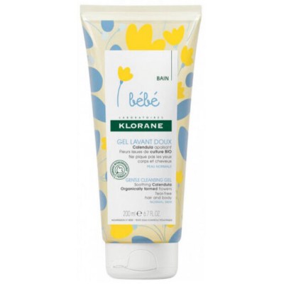 Гель для купания Klorane Baby Gentle Cleansing Gel 200 мл (3282770104936)