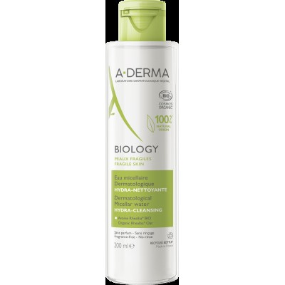 A-DERMA BIOLOGY Вода мицеллярная для снятия макияжа 200 мл 3282770146585