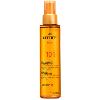 Солнцезащитное масло Nuxe Sun Taning Oil Face And Body SPF10 150 мл (3264680005862)