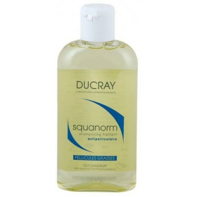 DUCRAY SQUANORM OILY Шампунь 200 мл ЖИРНАЯ перхоть 3282770037586