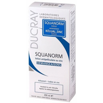 DUCRAY SQUANORM OILY Шампунь 200 мл ЖИРНАЯ перхоть 3282770037586