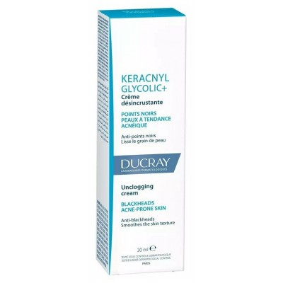 DUCRAY KERACNYL GLYCOLIC+ Крем от прыщей и черных точек 30 мл 3282770141467