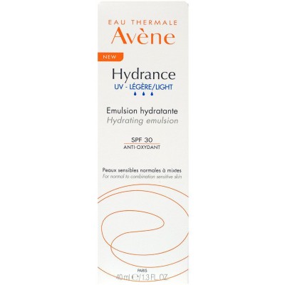 Эмульсия для лица Avene Гидранс Оптималь UV Лайт с SPF 30 40 мл (3282770208788)