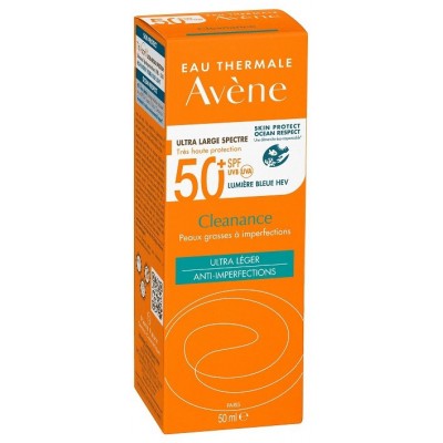 Солнцезащитный крем Avene Cleanance Solar SPF50+50 мл (3282770149548)