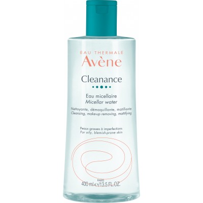 Мицеллярная вода Avene Cleanance для жирной проблемной кожи 400 мл (3282770207811)