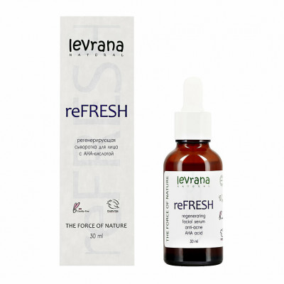 Levrana регенерирующая сыворотка для лица reFresh, 30 мл