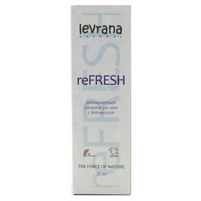 Levrana регенерирующая сыворотка для лица reFresh, 30 мл