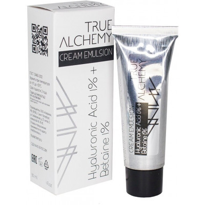 True Alchemy Cream Emulsion Hyaluronic Acid 1% + Betaine 1% крем для лица, 30 мл