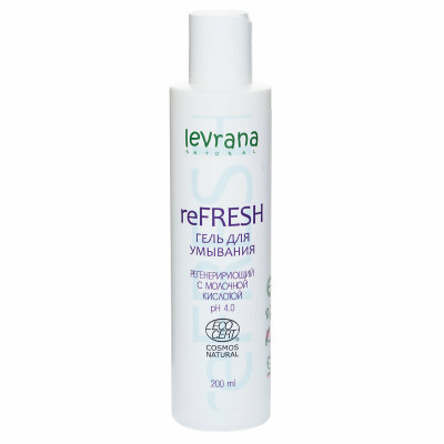 Levrana гель для умывания ReFresh, 200 мл, 249 г