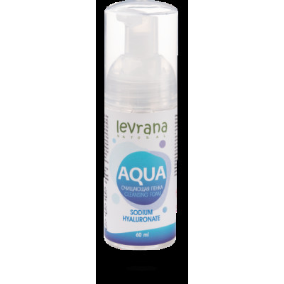 Levrana очищающая пенка для умывания Aqua, 150 мл, 210 г