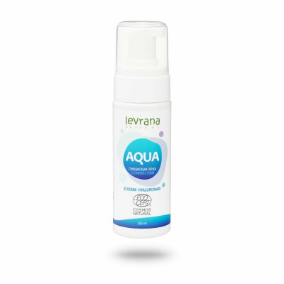 Levrana очищающая пенка для умывания Aqua, 150 мл, 210 г